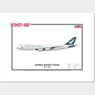 Boeing B747-8F - Cathay Pacific Cargo (Art Print) Posters and Art